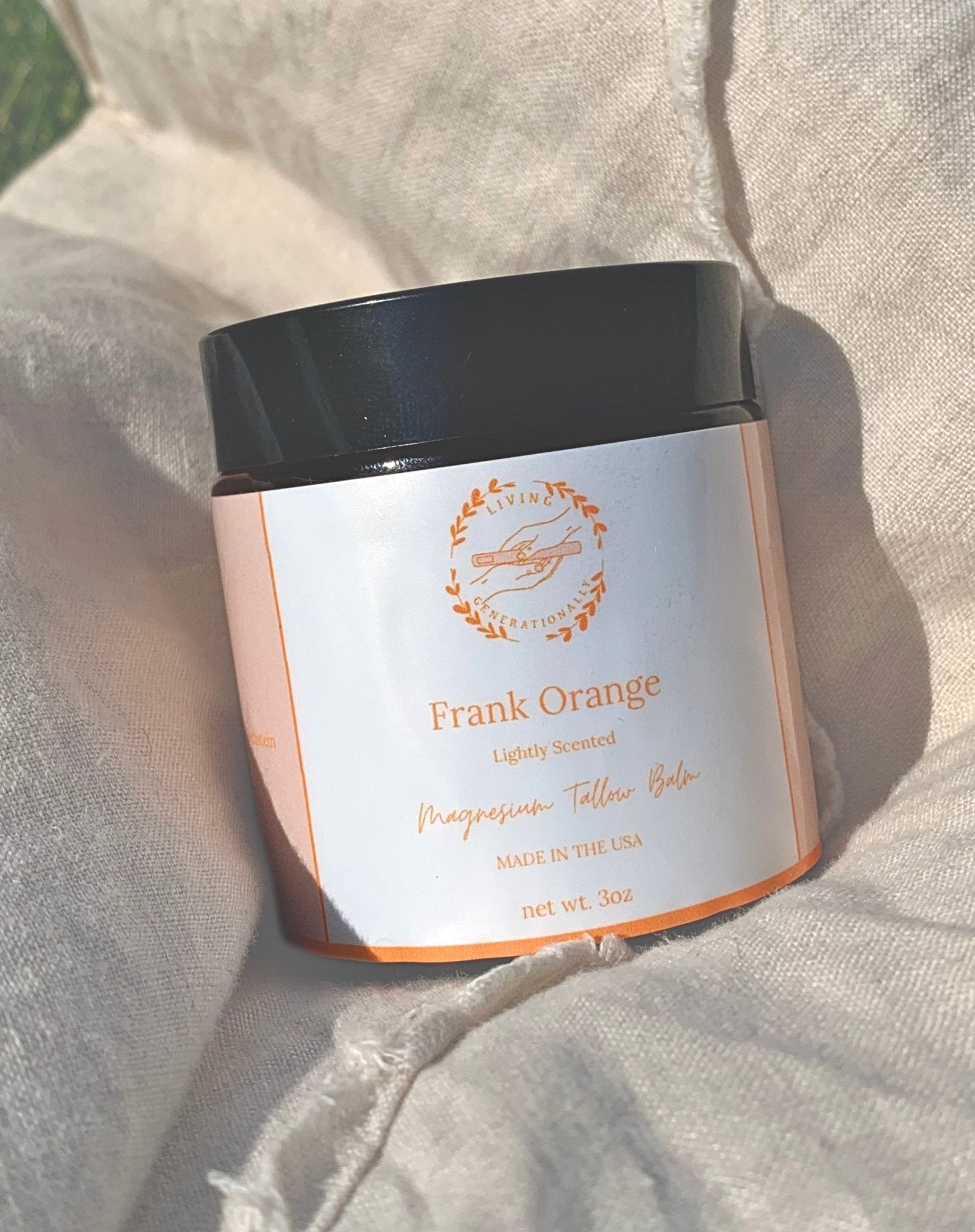 Frank Orange - Magnesium Tallow Balm - Living Generationally