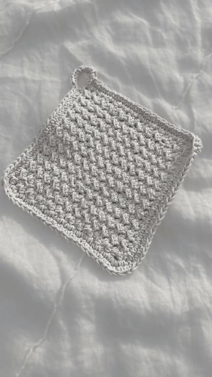 Crochet Cotton Wash Cloth - Living Generationally